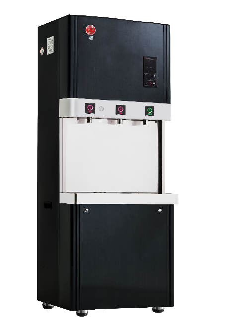 三龍頭連續(xù)式即開型商用電開水器（雙開一直飲）