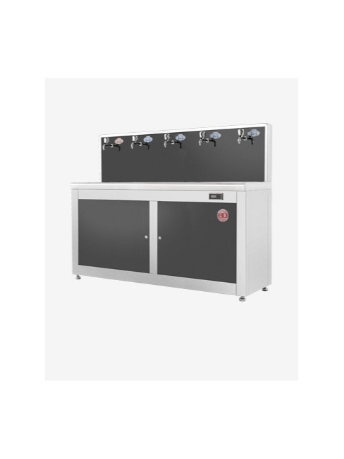 五龍頭普通式校園溫?zé)嵝蜕逃秒婇_(kāi)水器黑色