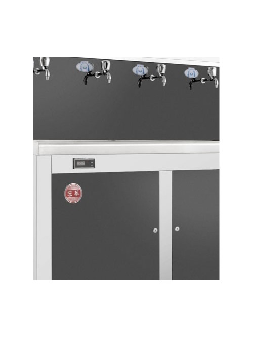 五龍頭普通式校園溫?zé)嵝蜕逃秒婇_(kāi)水器黑色